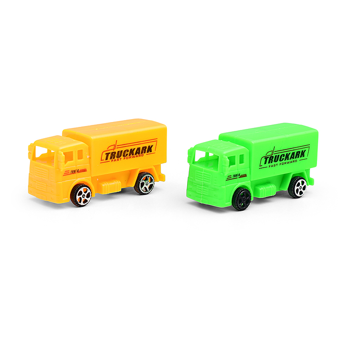 Автовоз K398-8A "Мегатехника" с грузовыми авто, в пакете