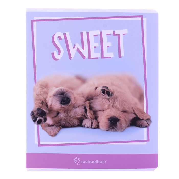 Тетрадь 48л А5 клетка, "Rachael Hale" на скобе , отделка софт-тач ламинация