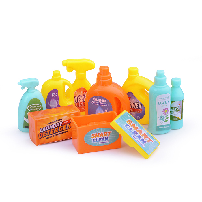 Набор мебели для кукол 818-328 "Ванная комната" на батарейках, розовая, в коробке