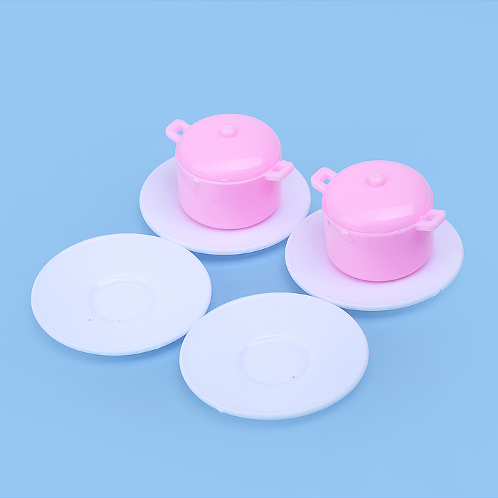 Набор мебели для кукол 818-168A "Кухня" розовая, в коробке