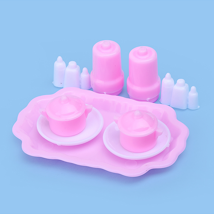 Набор мебели для кукол 818-168A "Кухня" розовая, в коробке