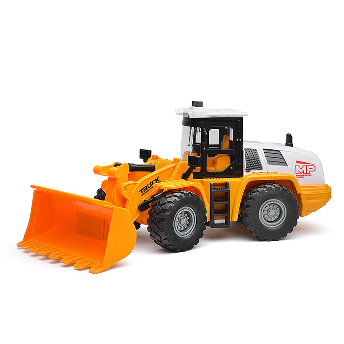 Фото к товару Бульдозер JS129-1 "Строитель" (свет, звук) в коробке (желтый) Бульдозер JS129-1 "Строитель" (свет, звук) в коробке (желтый)
