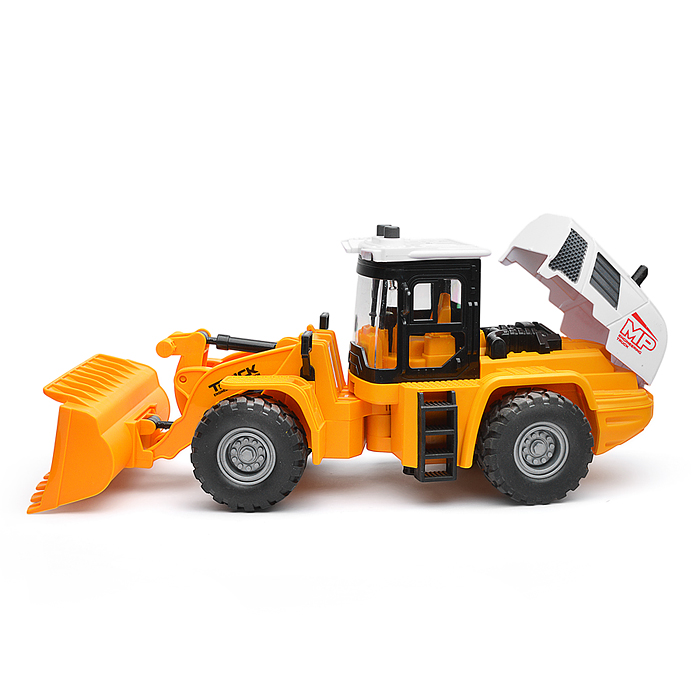 Фото к товару Бульдозер JS129-1 "Строитель" (свет, звук) в коробке (желтый) Бульдозер JS129-1 "Строитель" (свет, звук) в коробке (желтый)