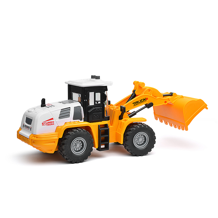 Фото к товару Бульдозер JS129-1 "Строитель" (свет, звук) в коробке (желтый) Бульдозер JS129-1 "Строитель" (свет, звук) в коробке (желтый)