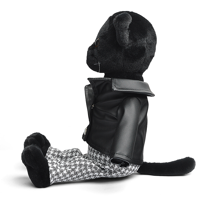 Кот Флеш в кожанке и штанах В27 