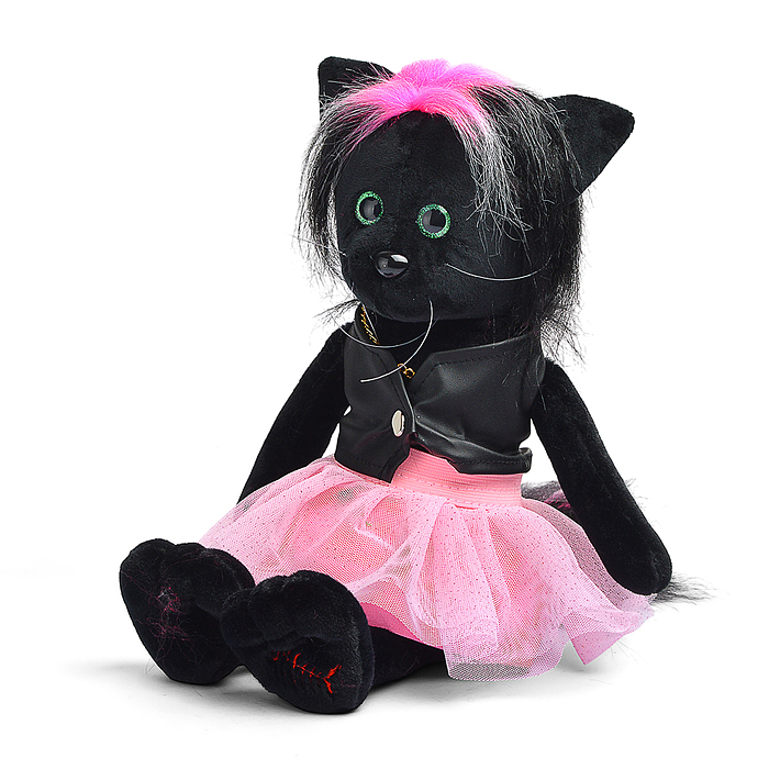 Фото к товару Кошка Фло в кожаной жилетке и юбке В27 Кошка Фло в кожаной жилетке и юбке В27