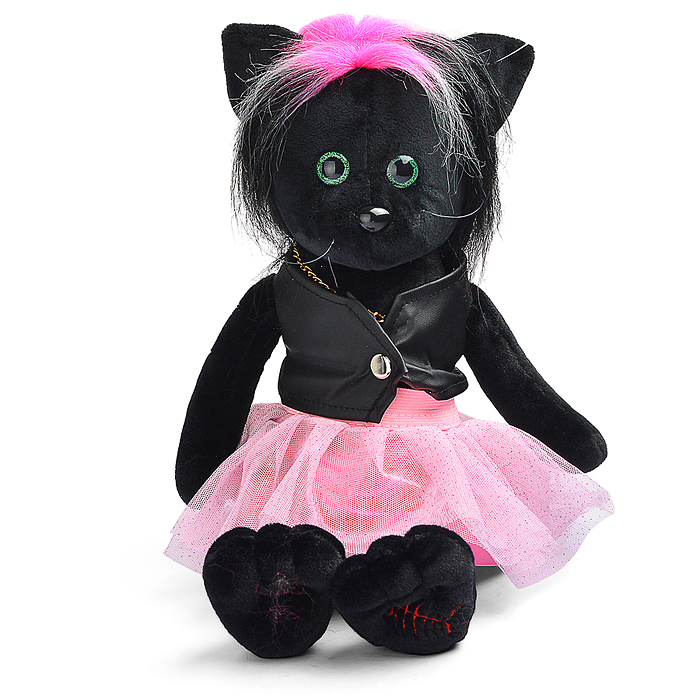 Фото к товару Кошка Фло в кожаной жилетке и юбке В27 Кошка Фло в кожаной жилетке и юбке В27