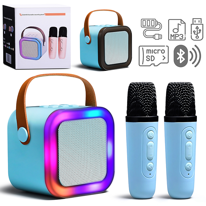 Караоке - центр игрушечный CB-K12D "Веселая мелодия" в коробке