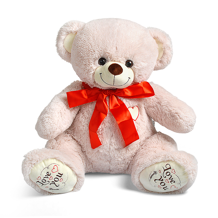 Медведь Билли В80 пудровый 