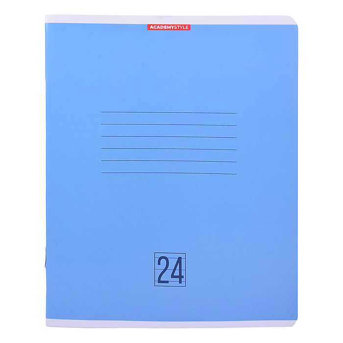 Тетрадь 24л А5 линейка Однотон (Микс)