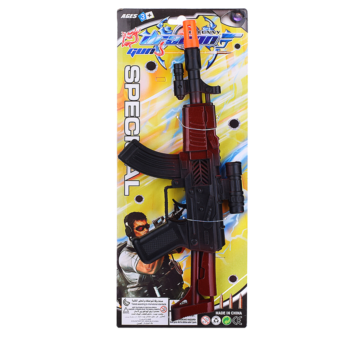 Автомат-трещётка M21-3 "Боевое наступление" на листе