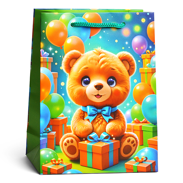 Пакет подарочный (MS) "Медвежонок"