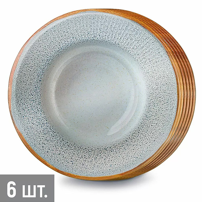 Набор тарелок (d=23 см) "Керамическая эстетика"