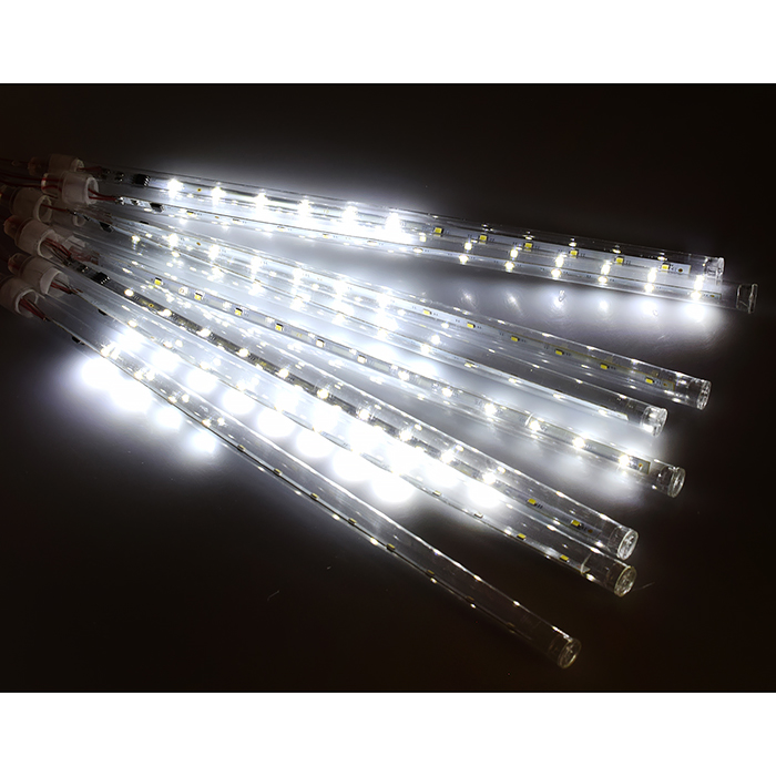 Фото к товару Электрогирлянда "Сосульки" 8 ламп, по 30 см., каждая Электрогирлянда "Сосульки" 8 ламп, по 30 см., каждая