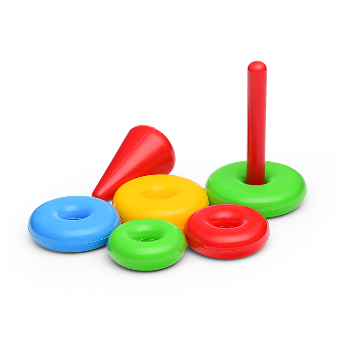 Фото к товару Пирамида 5 колец с наконечником, в сетке Пирамида 5 колец с наконечником, в сетке