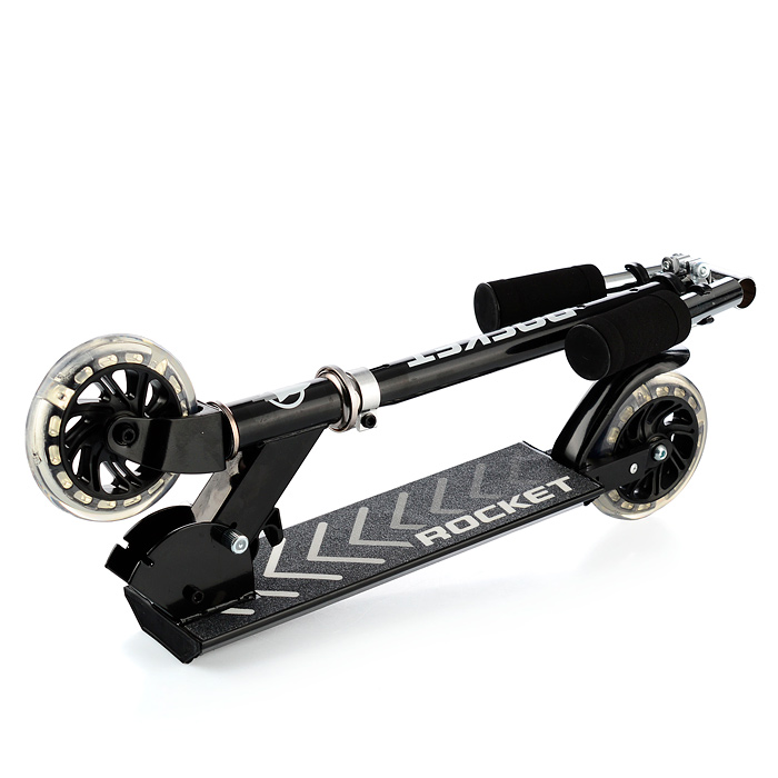 Самокат-снегокат R0006 в коробке (черный)