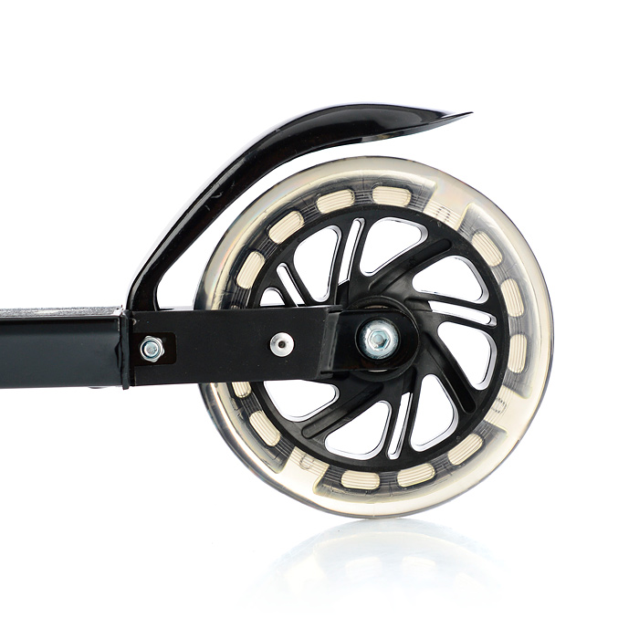 Самокат-снегокат R0006 в коробке (черный)