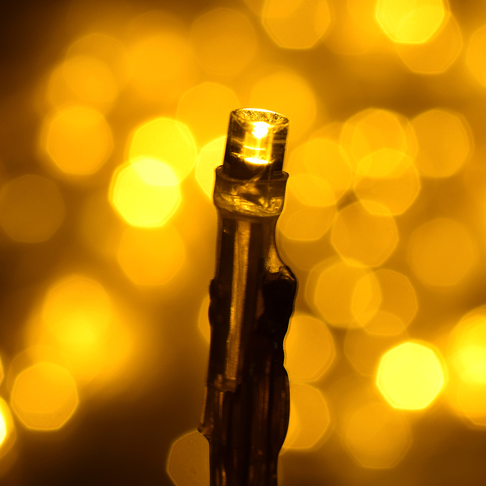 Электрогирлянда Сетка 1,5*1,5 м, 120 ламп, теплый