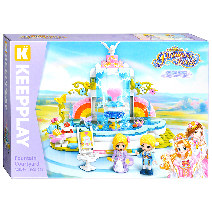 Конструктор 32028 "Цветочный фонтан" (221 дет.)