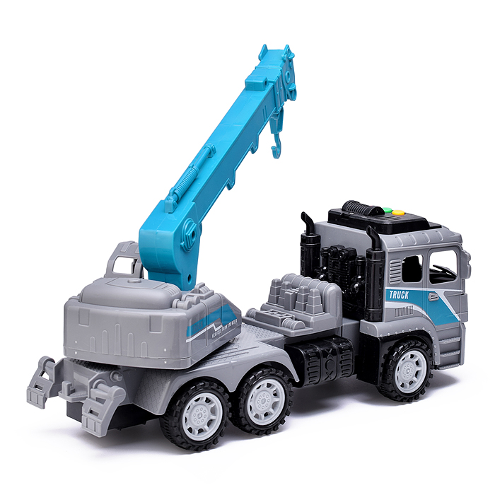 Машина 6630-D "Грузовик с вышкой" на батарейках, в коробке