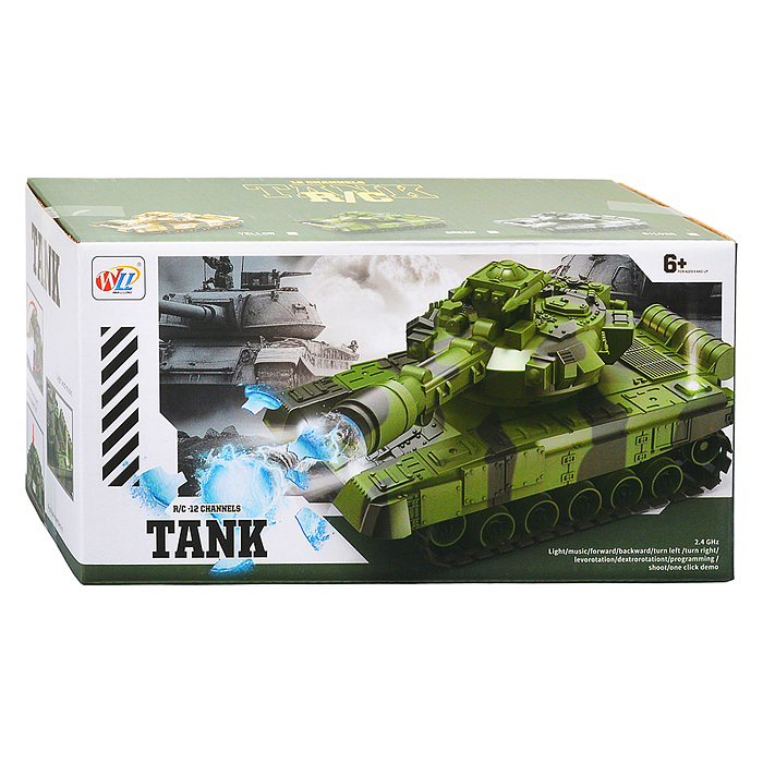 Фото к товару Танкк 710-C3 "Ударная сила" р/у, 27 MHz, в коробке Танкк 710-C3 "Ударная сила" р/у, 27 MHz, в коробке