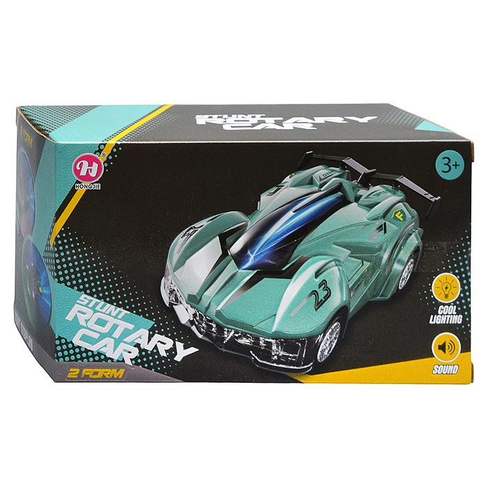 Машина HJ818 "Трюк" на батарейках, в коробке