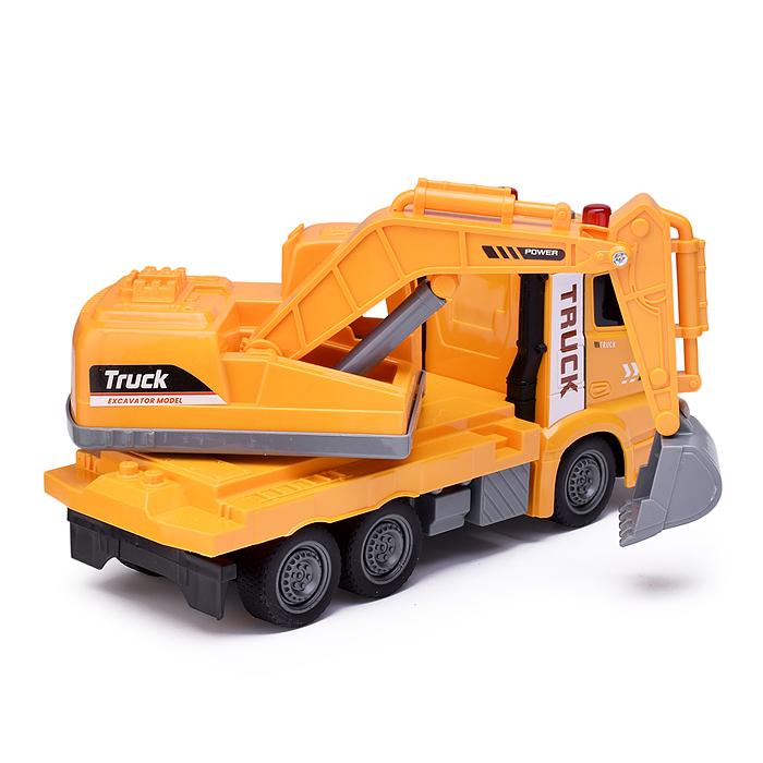 Машина ZH813-3 "Автокран" с ковшом, на батарейках, в коробке