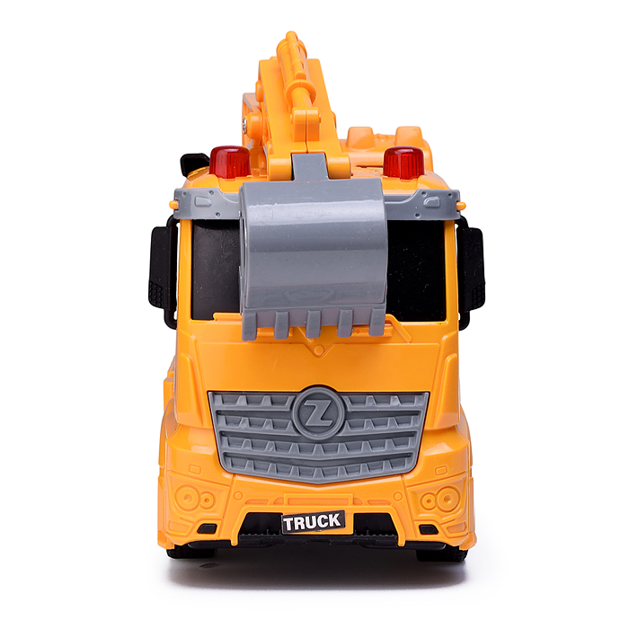 Машина ZH813-3 "Автокран" с ковшом, на батарейках, в коробке