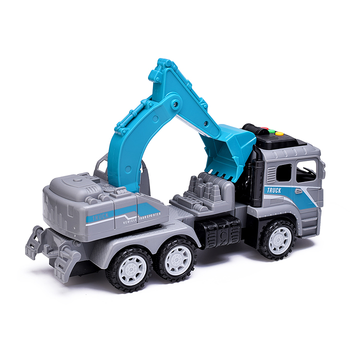 Машина 6630-C "Грузовик экскаватор" в коробке