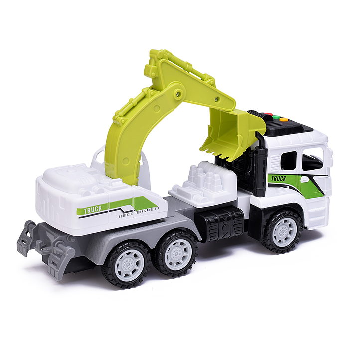 Машина 6630-C "Грузовик экскаватор" в коробке