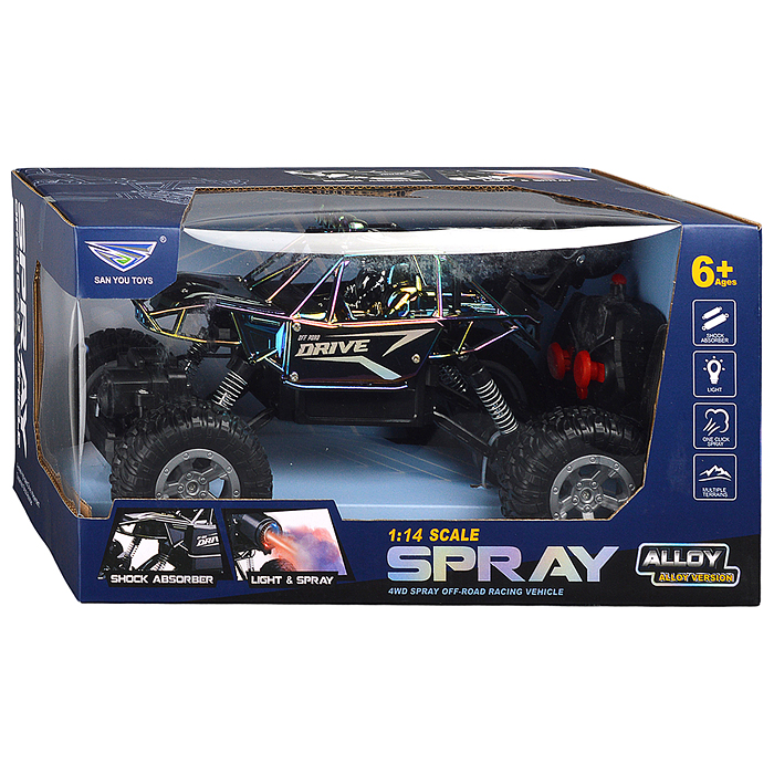 Фото к товару Машина SY203KP-1U "Большие гонки" р/у, 27 MHz, в коробке Машина SY203KP-1U "Большие гонки" р/у, 27 MHz, в коробке