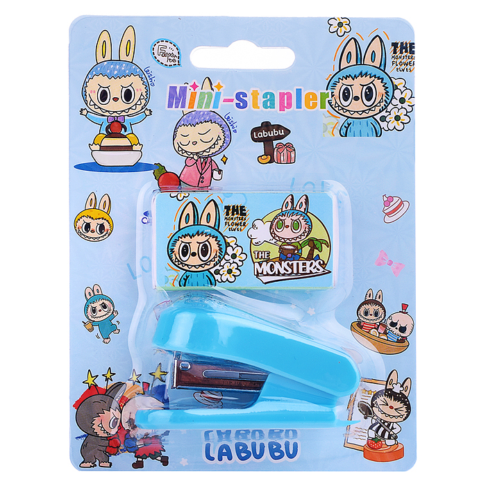 Набор "Зубастик" степлер № 10 и скобы (500 шт.), блистерная упаковка с европодвесом