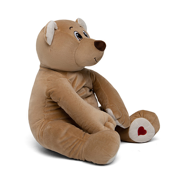 Медведь Лари, 70см (сидя 35см), кофейный 