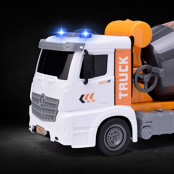 Машина ZH813-1 "Бетономешалка" на батарейках, в коробке