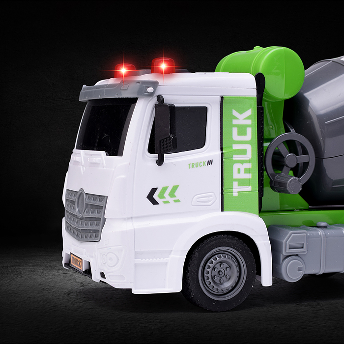 Машина ZH813-1 "Бетономешалка" на батарейках, в коробке