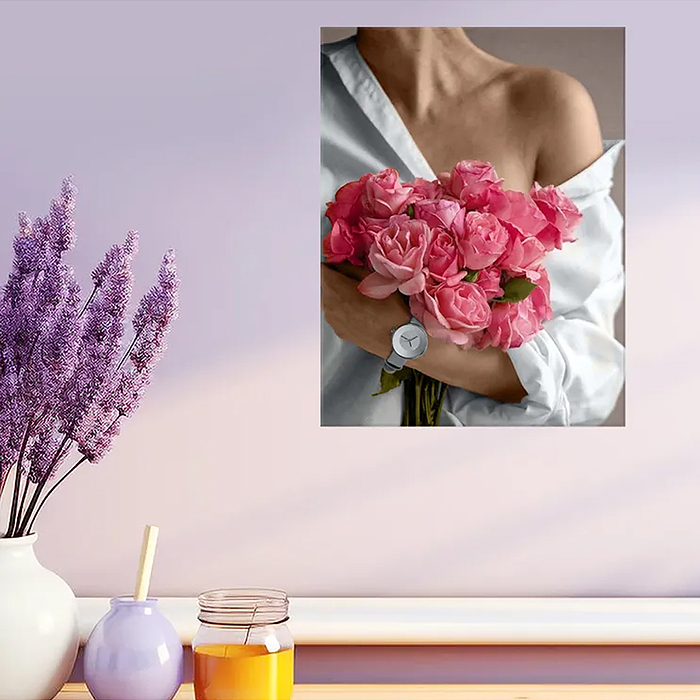 Картина по номерам 30х40 "Дорогой сердцу подарок" (24 цвета)