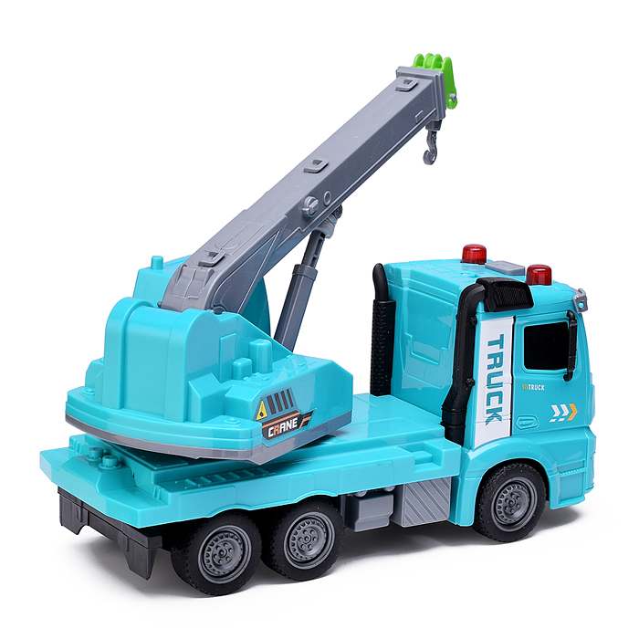 Машина ZH813-4 "Автокран" на батарейках, в коробке