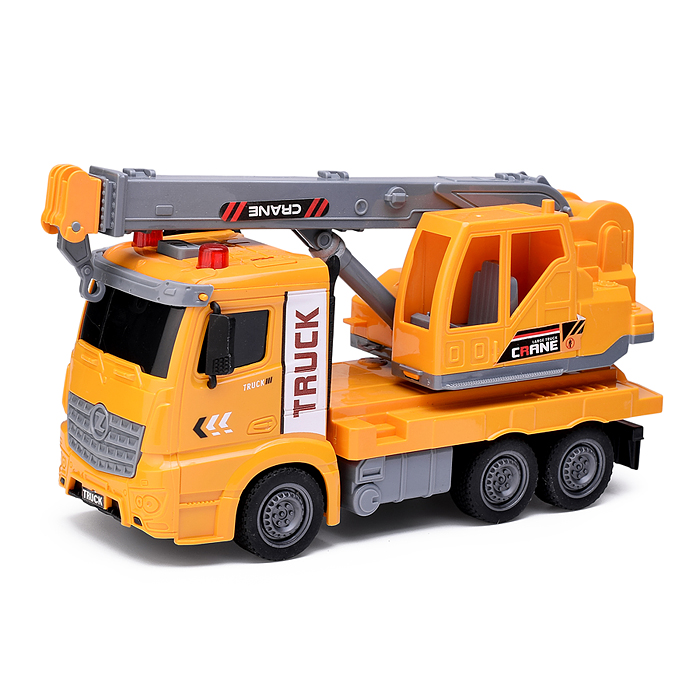 Машина ZH813-4 "Автокран" на батарейках, в коробке