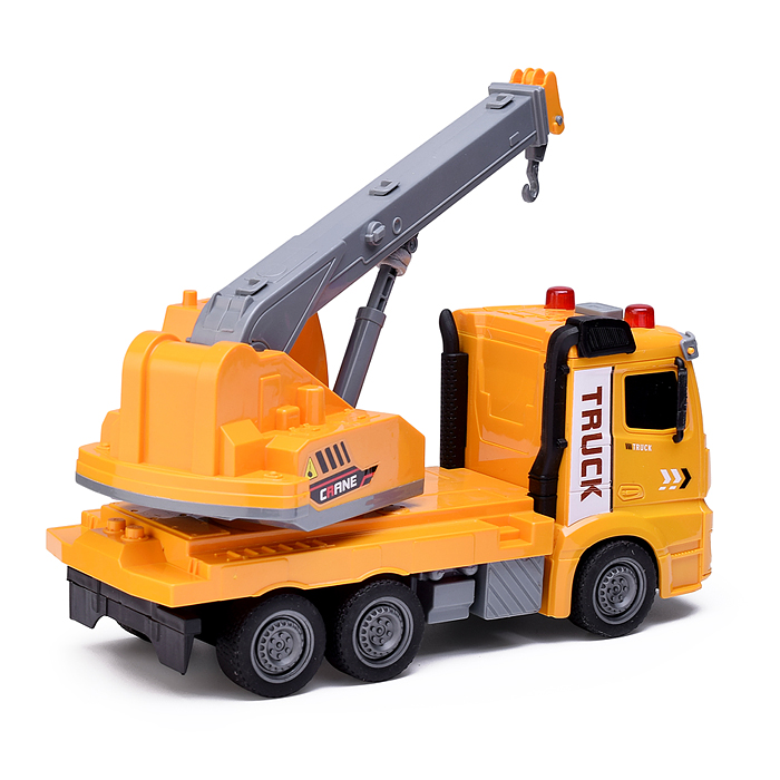 Машина ZH813-4 "Автокран" на батарейках, в коробке