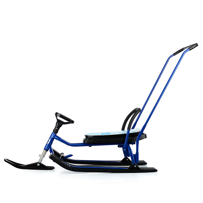 Фото к товару Игрушка Снегокат детский 140 "Go Go" классический c П-образным толкателем (Волчок) Игрушка Снегокат детский 140 "Go Go" классический c П-образным толкателем (Волчок)