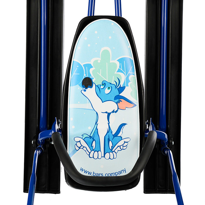 Фото к товару Игрушка Снегокат детский 140 "Go Go" классический c П-образным толкателем (Волчок) Игрушка Снегокат детский 140 "Go Go" классический c П-образным толкателем (Волчок)