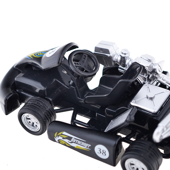 Фото к товару Модель металл. Картинг, 13 см,(звук, асоотри.) инерц, в коробке Модель металл. Картинг, 13 см,(звук, асоотри.) инерц, в коробке