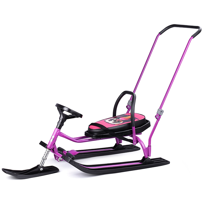 Фото к товару Игрушка Снегокат детский 140 "Go Go" классический c П-образным толкателем (Ice ferret) Игрушка Снегокат детский 140 "Go Go" классический c П-образным толкателем (Ice ferret)