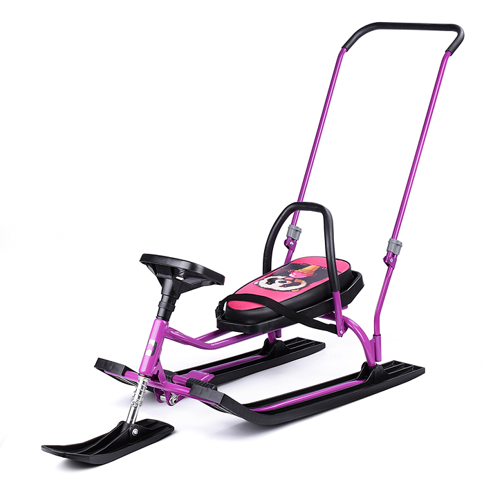 Фото к товару Игрушка Снегокат детский 140 "Go Go" классический c П-образным толкателем (Ice ferret) Игрушка Снегокат детский 140 "Go Go" классический c П-образным толкателем (Ice ferret)