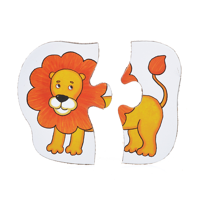 Для самых маленьких. 2+ Вот такой зоопарк. Пазлы.