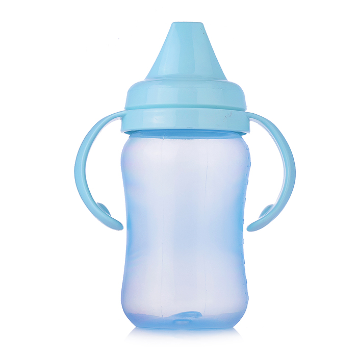 Поильник с пластиковым носиком, 270мл, в ассортименте