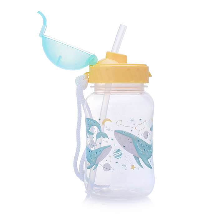 Фото к товару Бутылочка для кормления 270мл с трубочкой "Звездное небо" в ассортименте Бутылочка для кормления 270мл с трубочкой "Звездное небо" в ассортименте