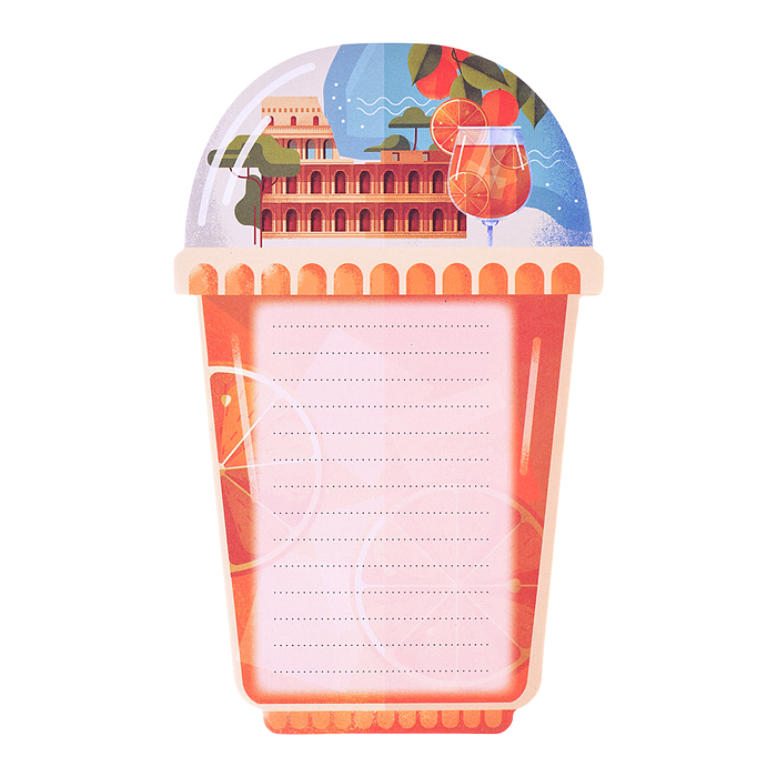 Блок для записей 40 л. 105x170 мм, "Мои заметки"