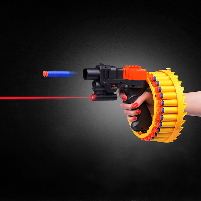 Бластер KB113-1 "Rotating wheel" в коробке