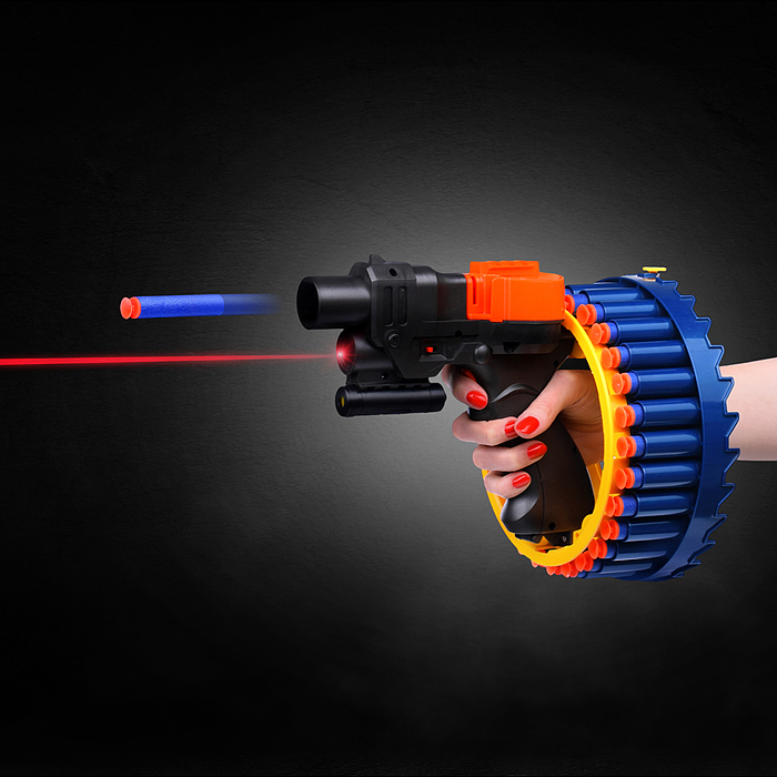 Бластер KB113 "Rotating wheel-1" в коробке